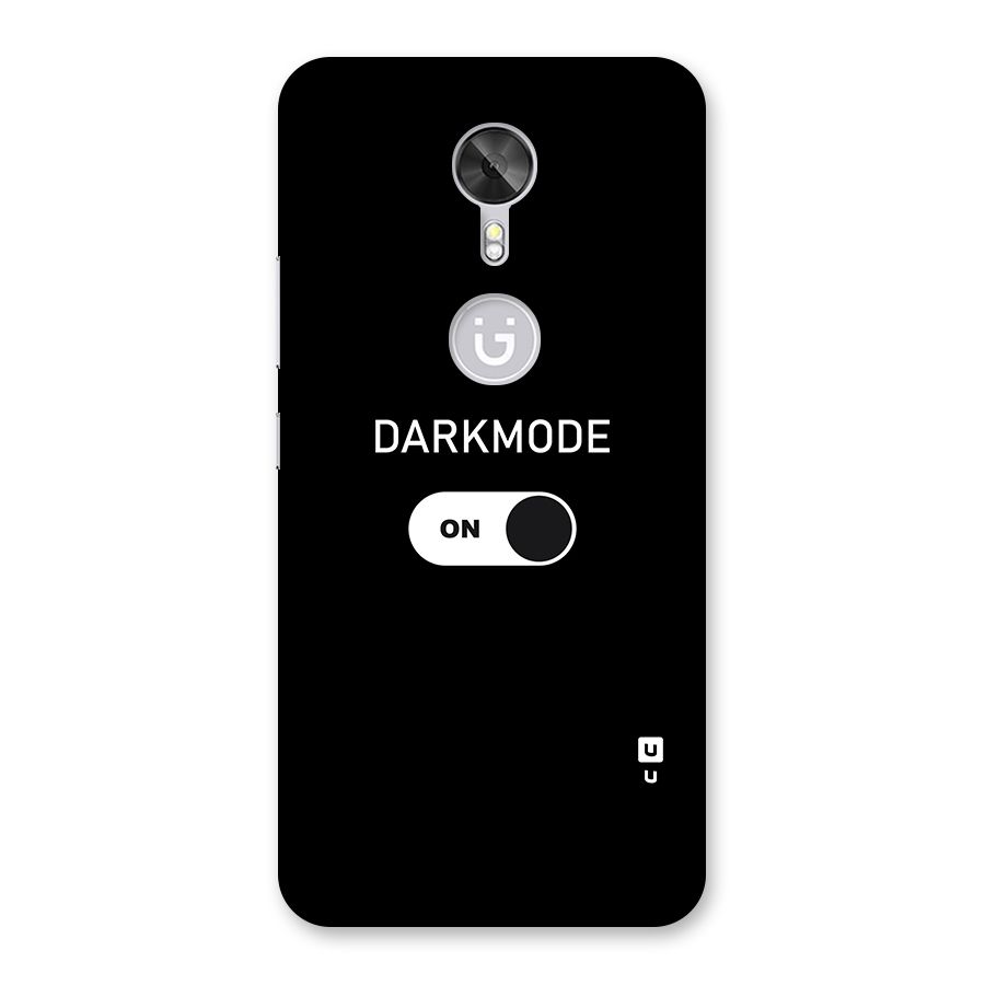 My Darkmode On Back Case for Gionee A1