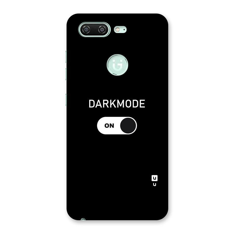 My Darkmode On Back Case for Gionee S10