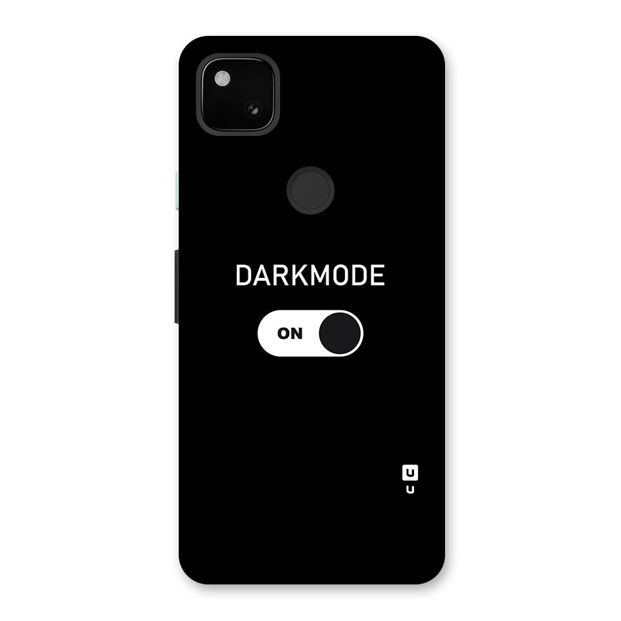 My Darkmode On Glass Back Case for Google Pixel 4a