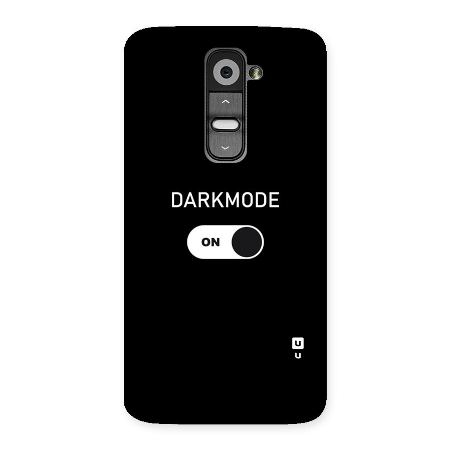 My Darkmode On Back Case for LG G2