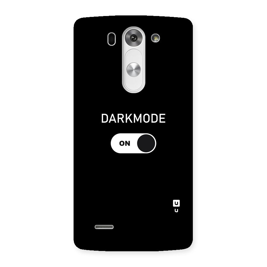 My Darkmode On Back Case for LG G3 Mini