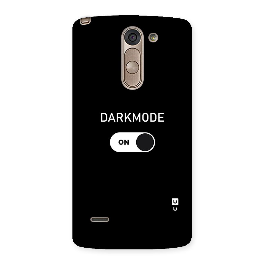 My Darkmode On Back Case for LG G3 Stylus