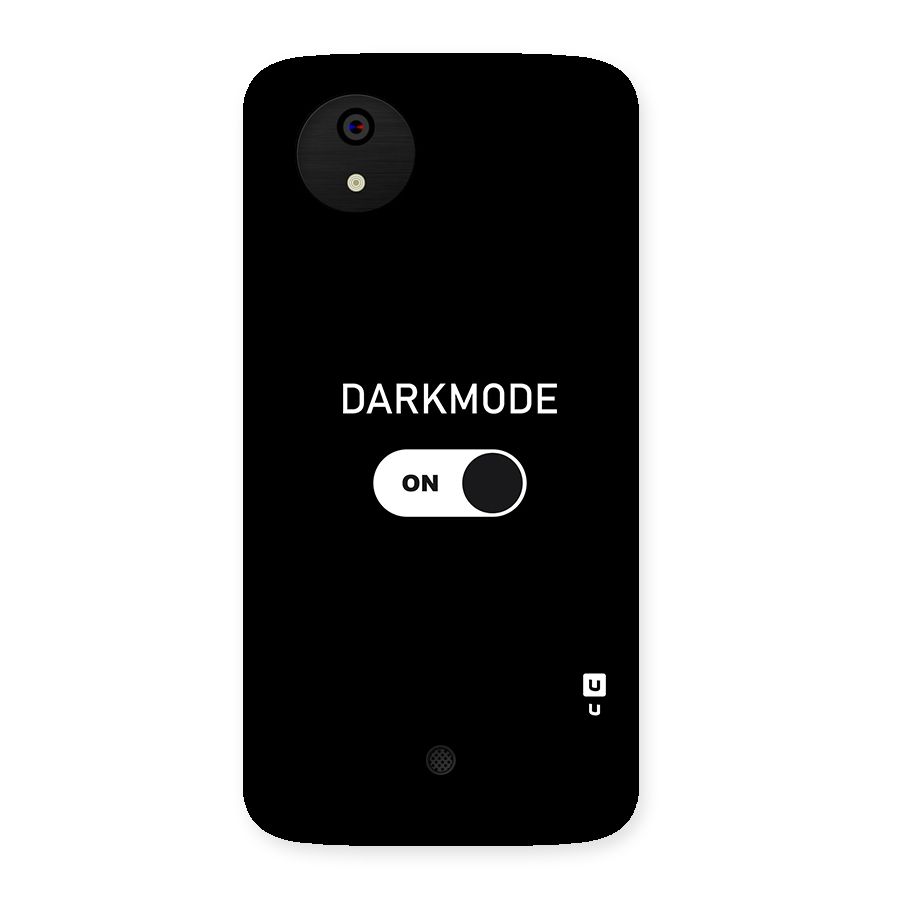 My Darkmode On Back Case for Micromax Canvas A1