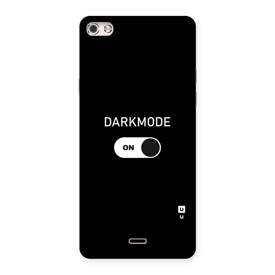 My Darkmode On Back Case for Micromax Canvas Silver 5