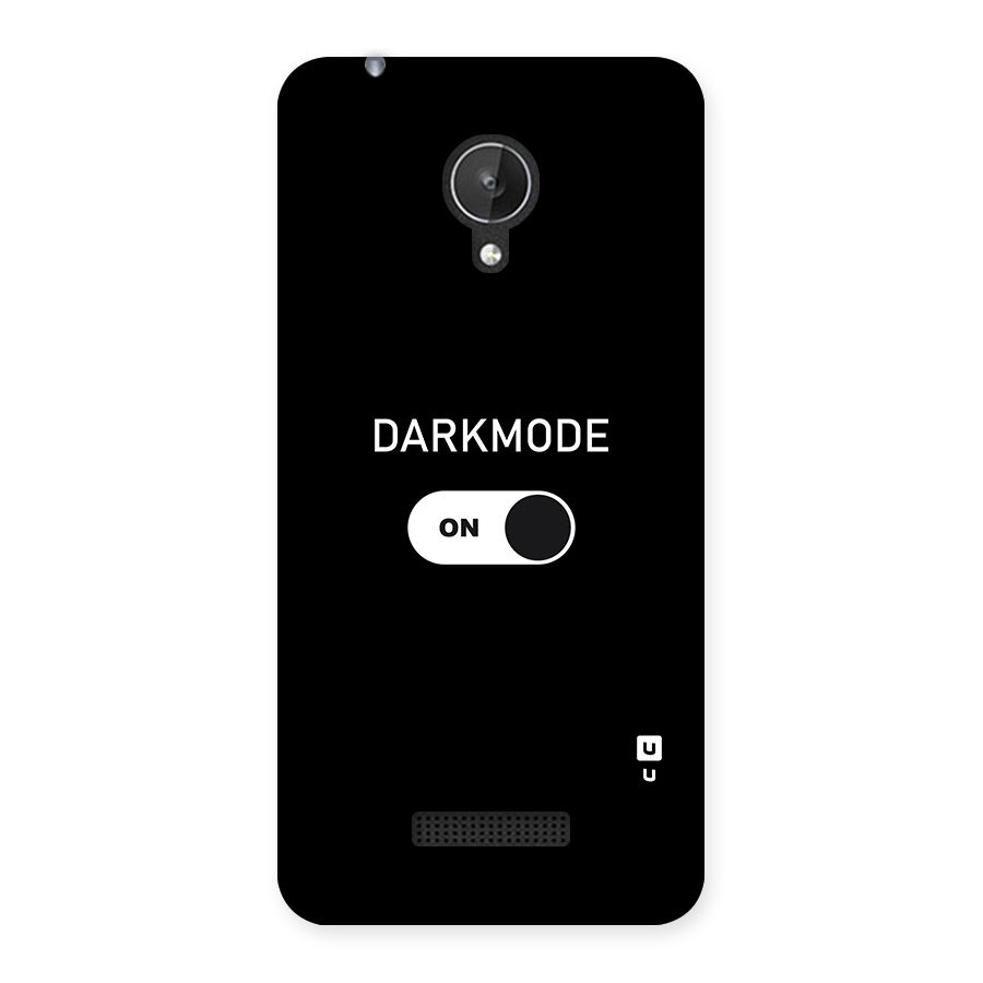 My Darkmode On Back Case for Micromax Canvas Spark Q380