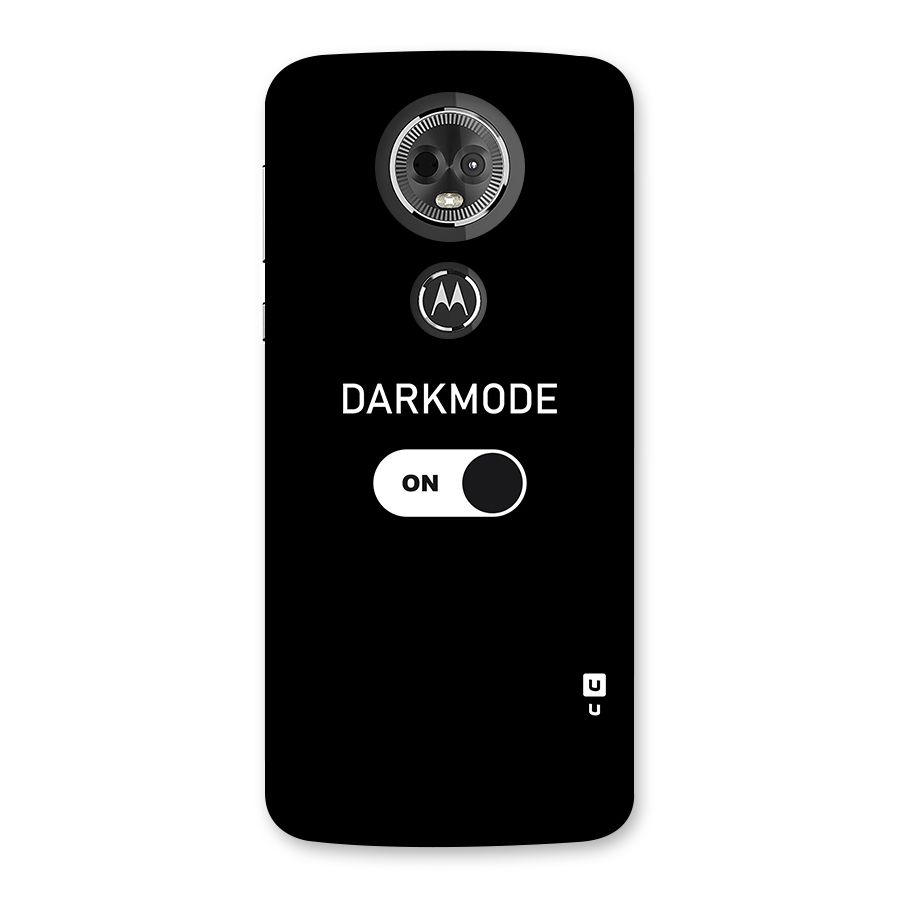 My Darkmode On Back Case for Moto E5 Plus
