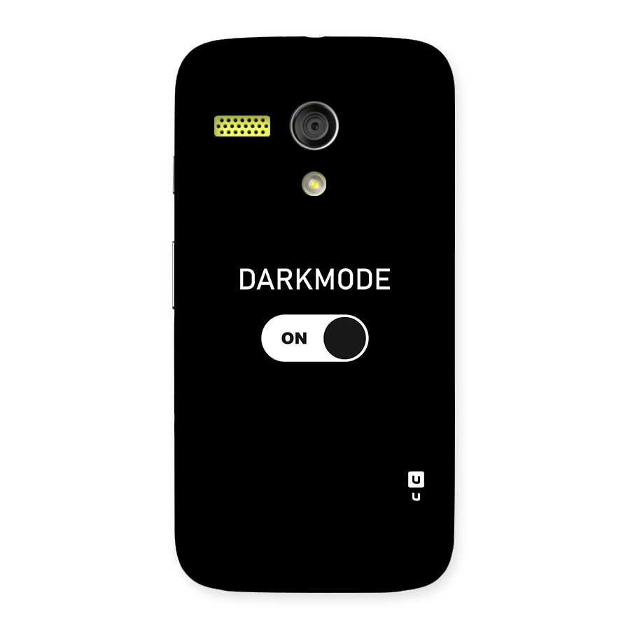 My Darkmode On Back Case for Moto G