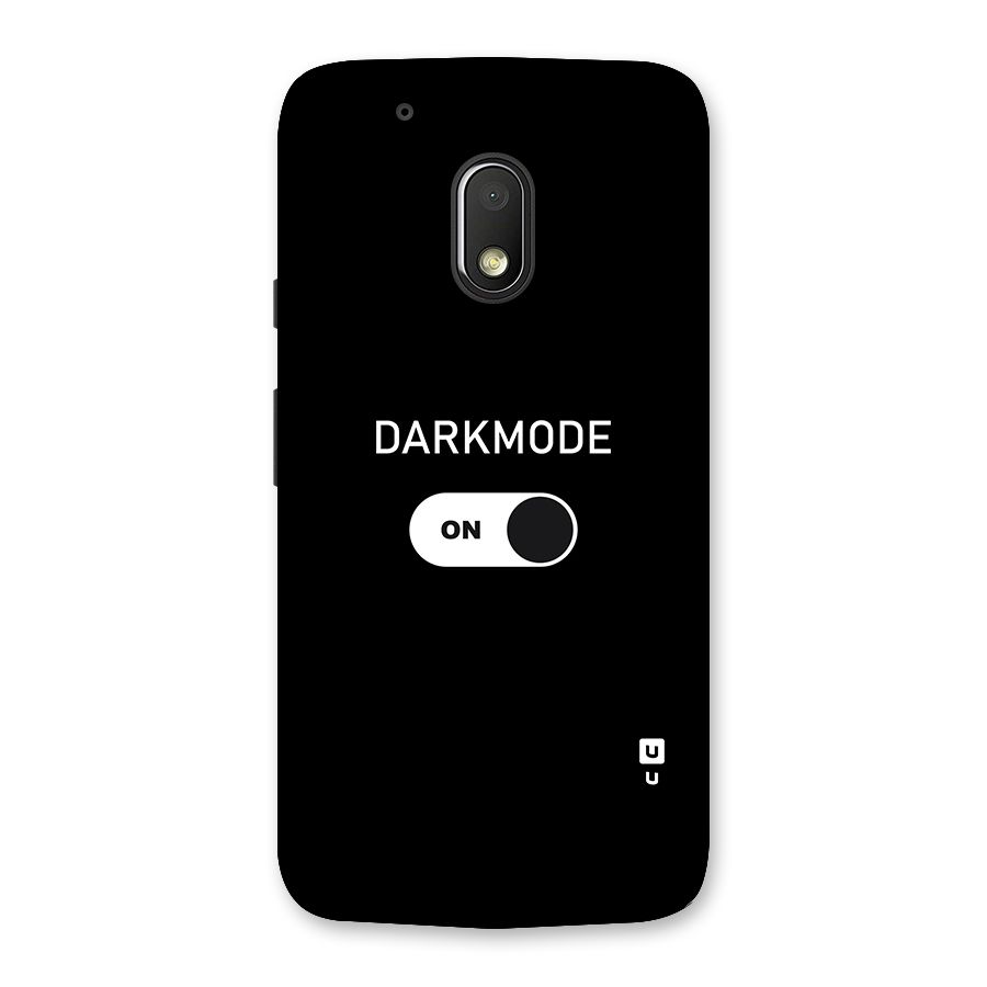 My Darkmode On Back Case for Moto G4 Play