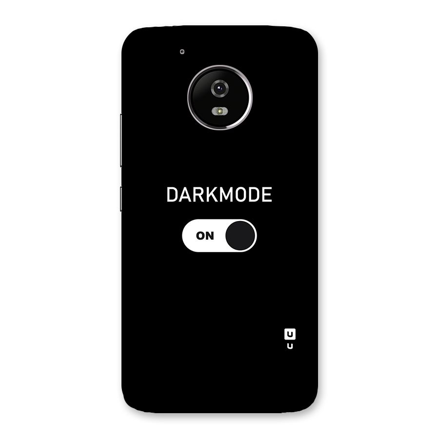 My Darkmode On Back Case for Moto G5