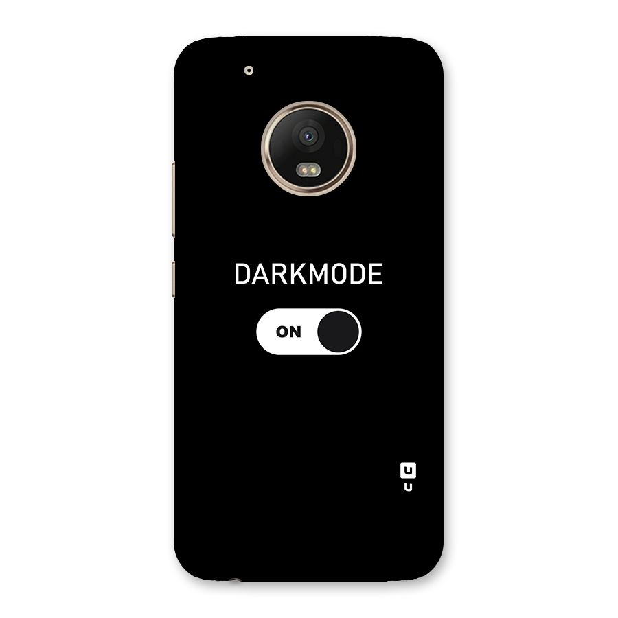 My Darkmode On Back Case for Moto G5 Plus