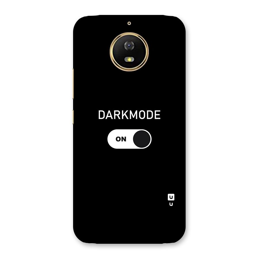 My Darkmode On Back Case for Moto G5s
