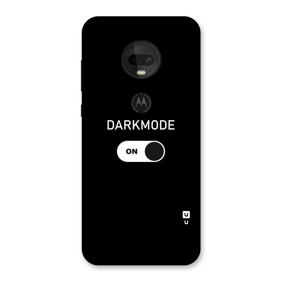 My Darkmode On Back Case for Moto G7