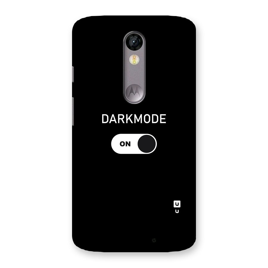 My Darkmode On Back Case for Moto X Force