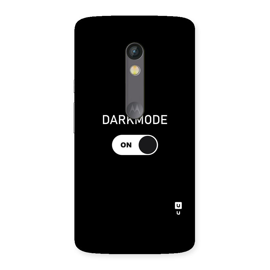 My Darkmode On Back Case for Moto X Play