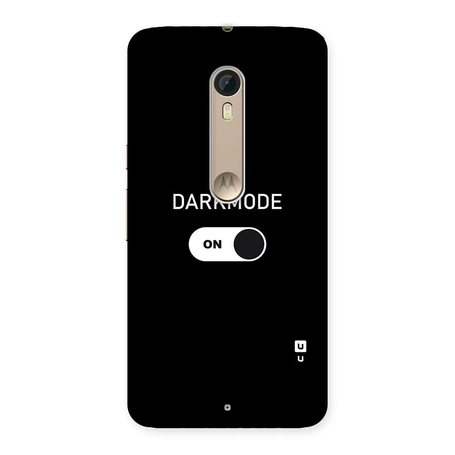 My Darkmode On Back Case for Motorola Moto X Style