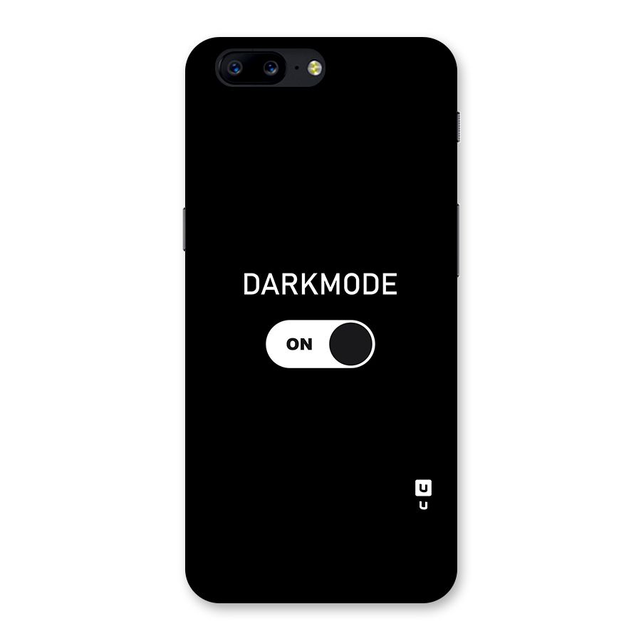 My Darkmode On Back Case for OnePlus 5