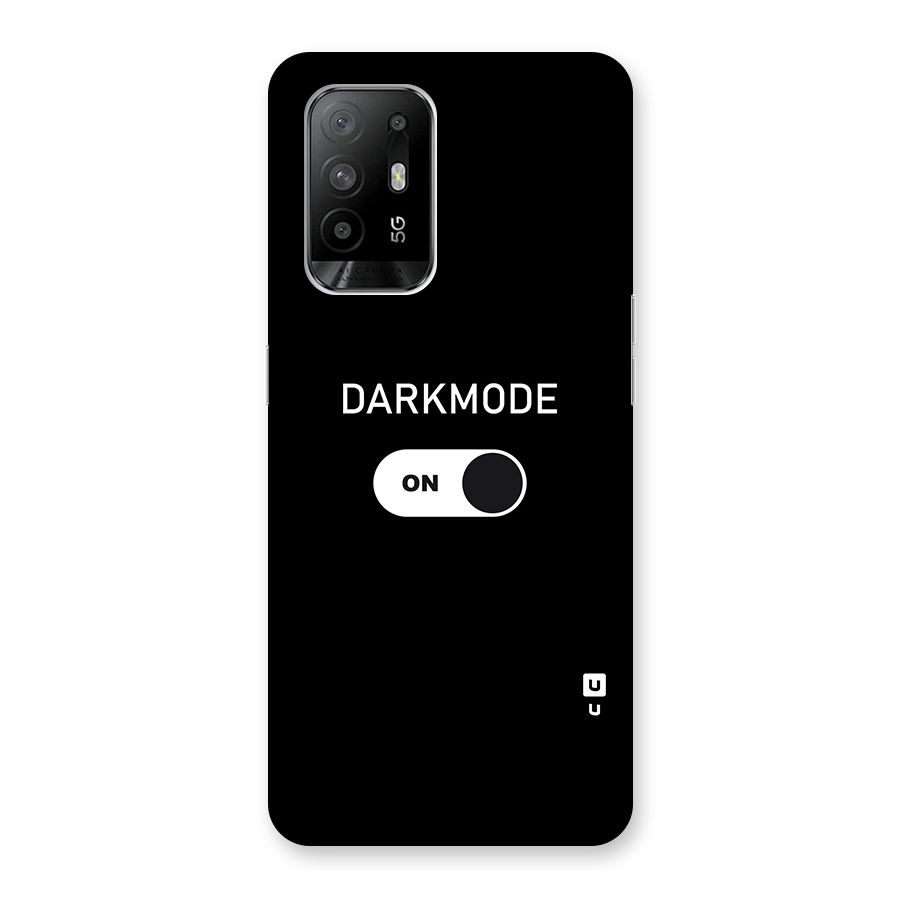My Darkmode On Glass Back Case for Oppo F19 Pro Plus 5G