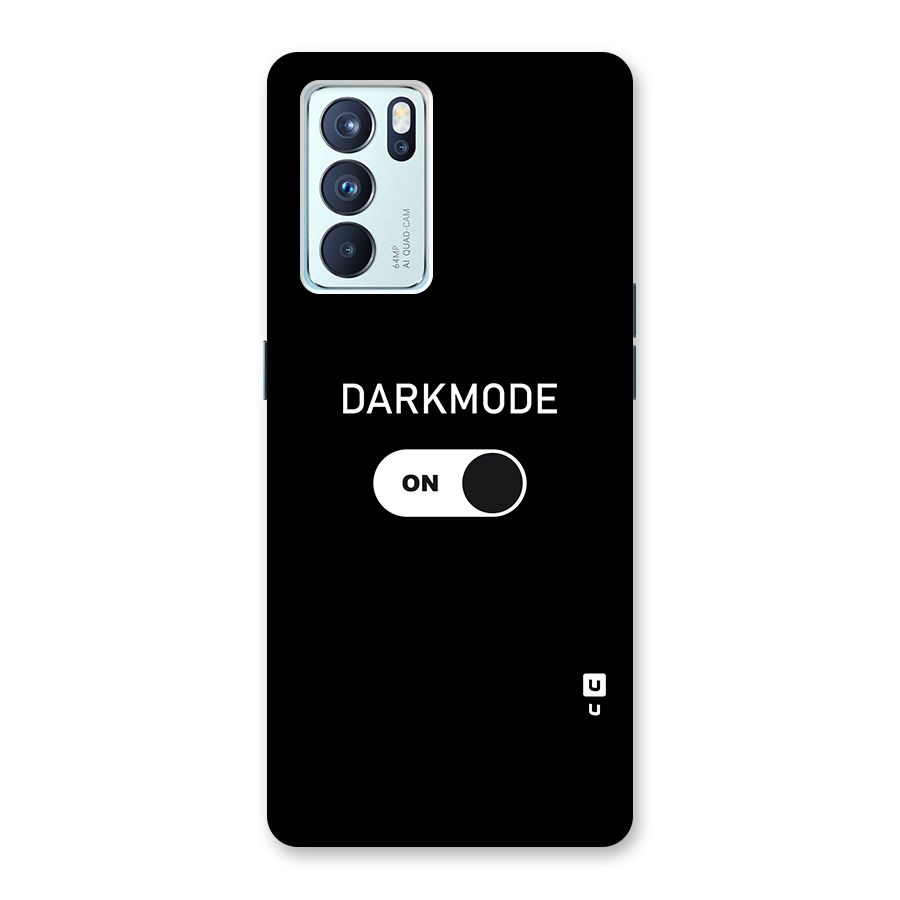 My Darkmode On Glass Back Case for Oppo Reno6 Pro 5G