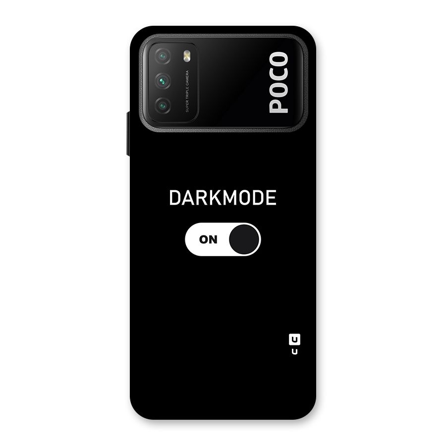 My Darkmode On Back Case for Poco M3