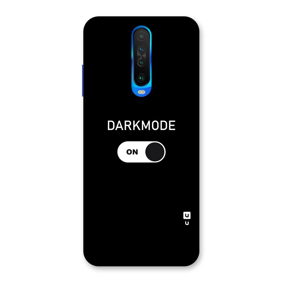 My Darkmode On Back Case for Poco X2