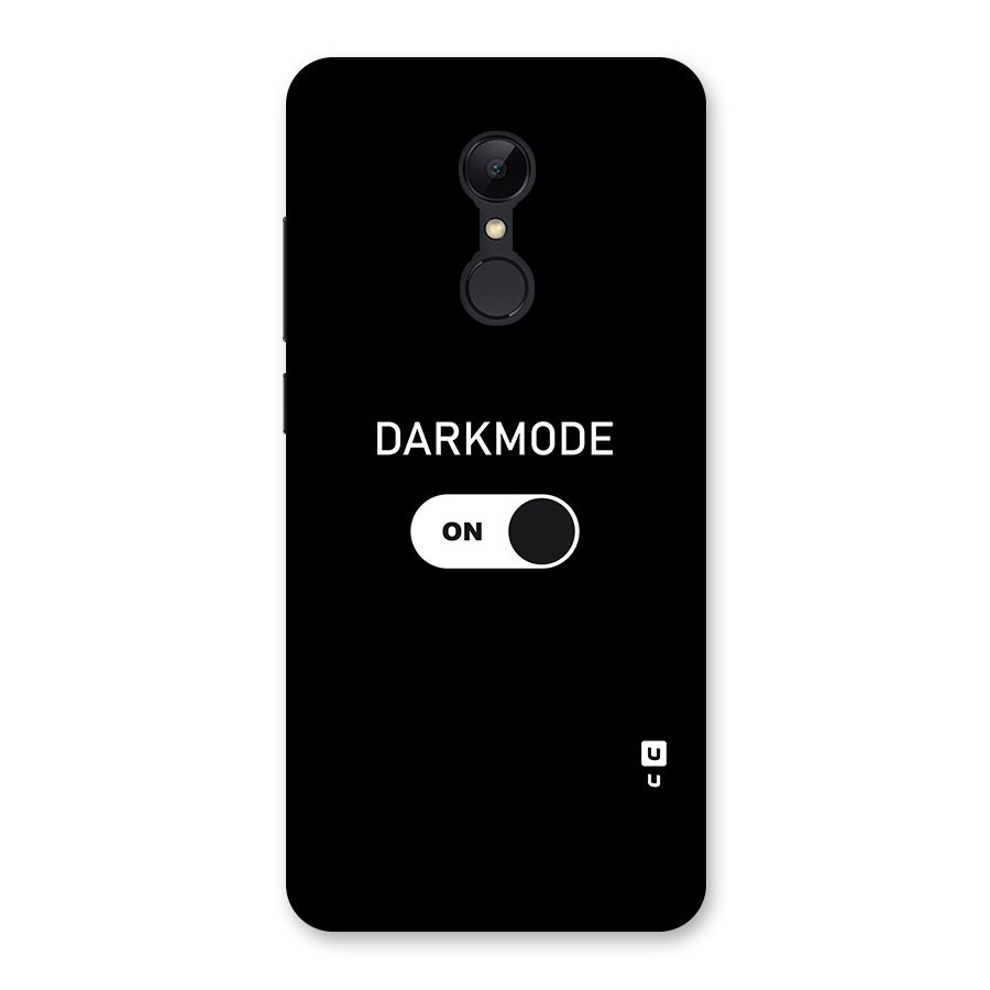 My Darkmode On Back Case for Redmi 5