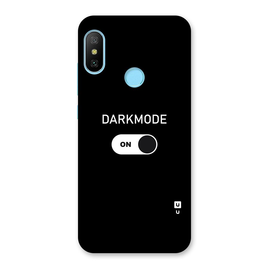 My Darkmode On Back Case for Redmi 6 Pro