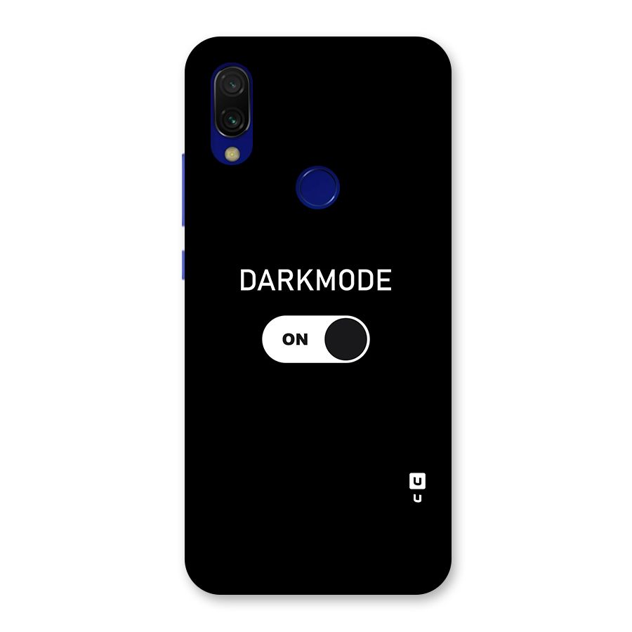 My Darkmode On Back Case for Redmi 7