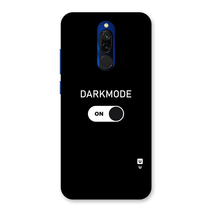 My Darkmode On Back Case for Redmi 8