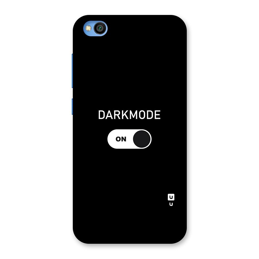 My Darkmode On Back Case for Redmi Go