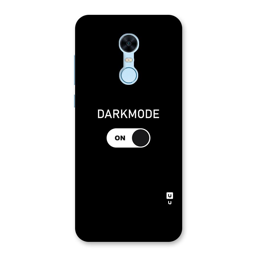 My Darkmode On Back Case for Redmi Note 5