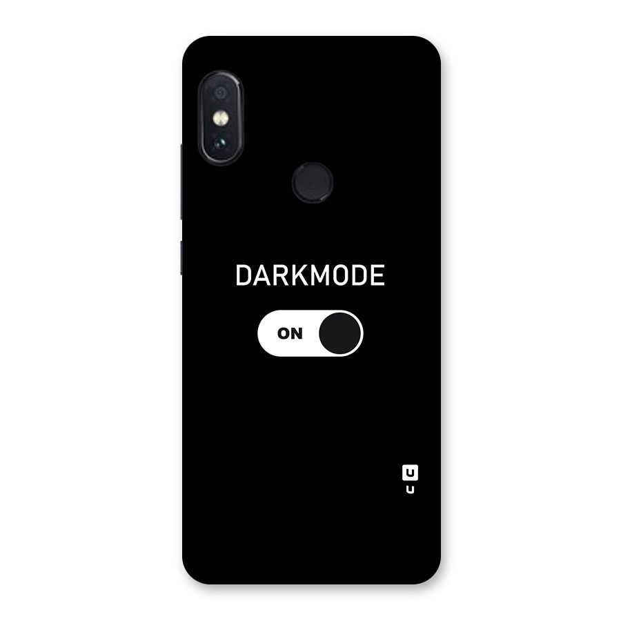 My Darkmode On Glass Back Case for Redmi Note 5 Pro