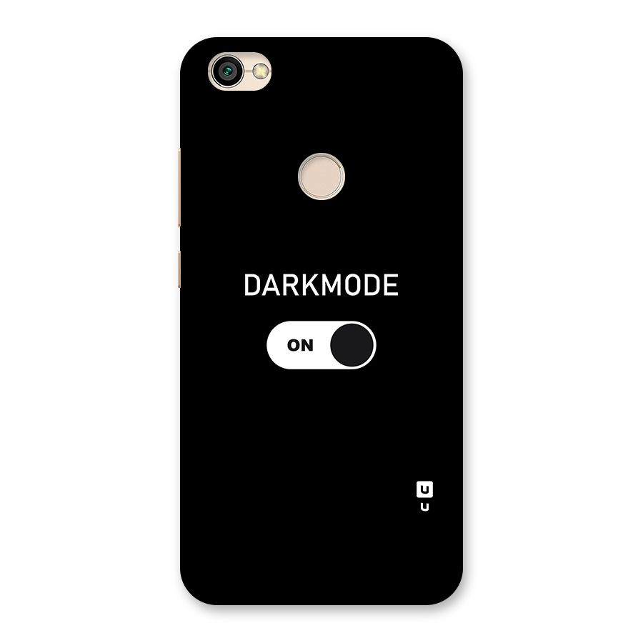 My Darkmode On Back Case for Redmi Y1 2017
