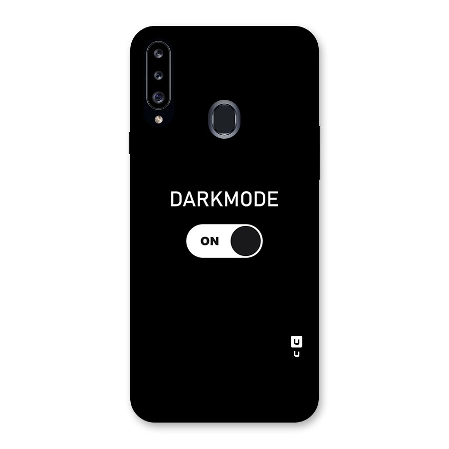 My Darkmode On Back Case for Samsung Galaxy A20s
