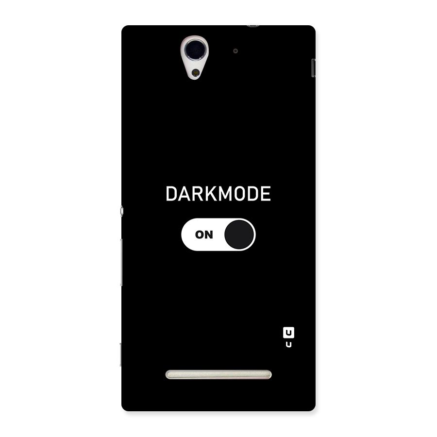 My Darkmode On Back Case for Sony Xperia C3