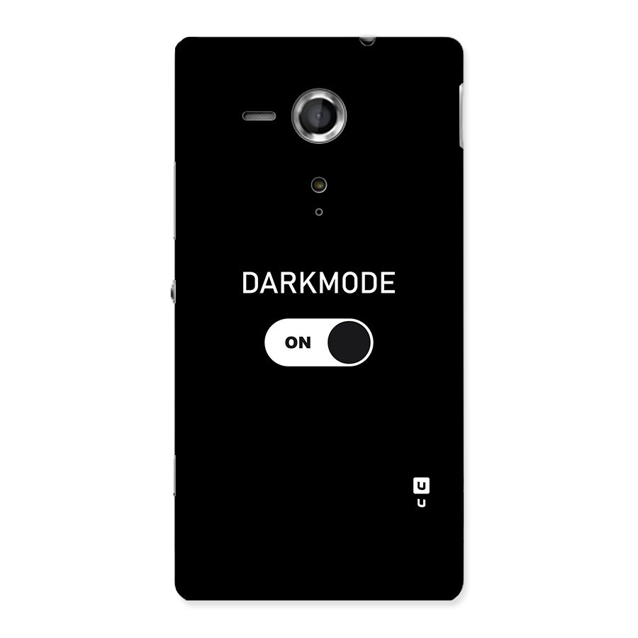 My Darkmode On Back Case for Sony Xperia SP