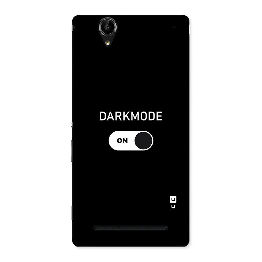 My Darkmode On Back Case for Sony Xperia T2