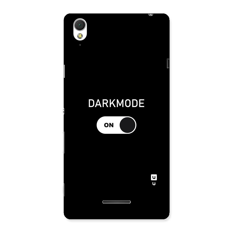 My Darkmode On Back Case for Sony Xperia T3