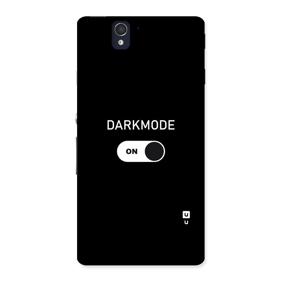My Darkmode On Back Case for Sony Xperia Z