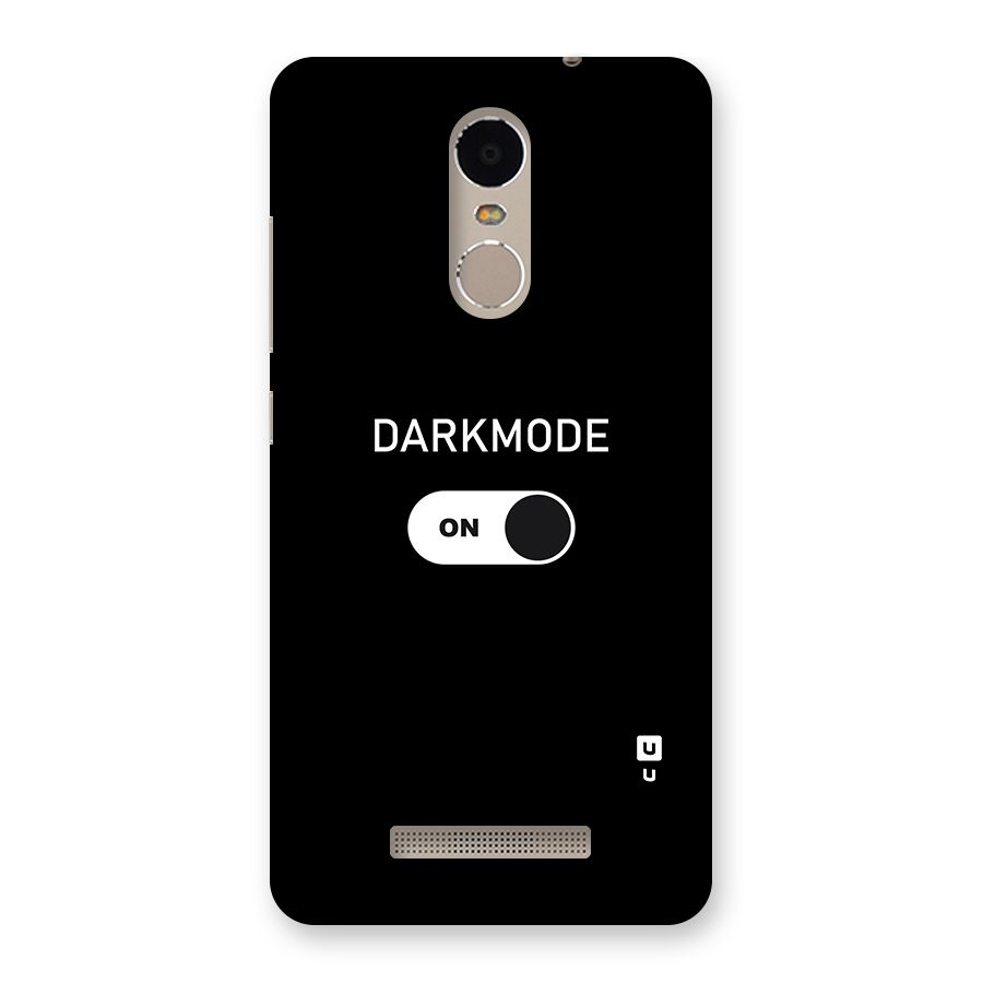 My Darkmode On Back Case for Xiaomi Redmi Note 3