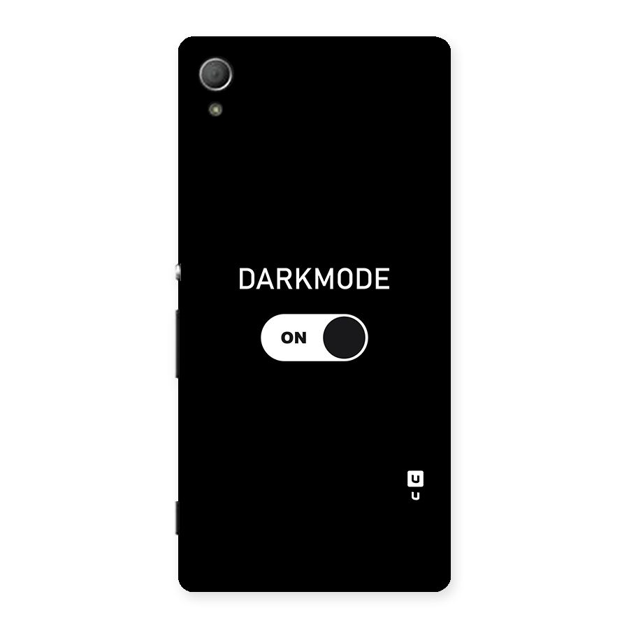 My Darkmode On Back Case for Xperia Z3 Plus