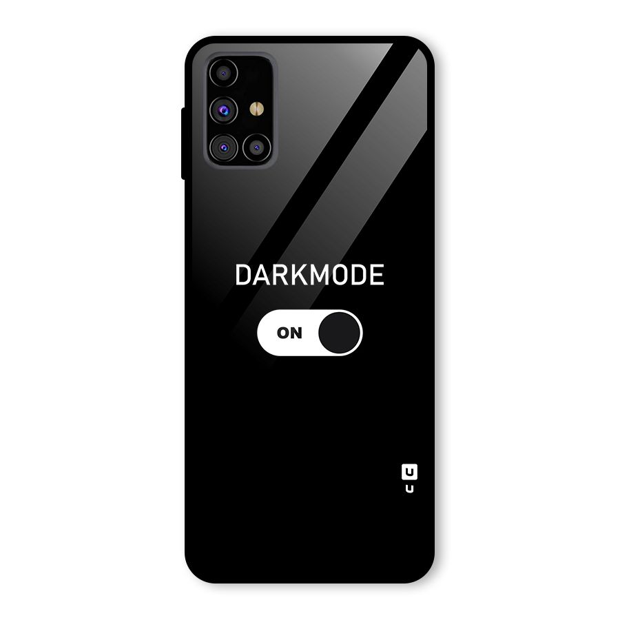 My Darkmode On Glass Back Case for Galaxy M31s