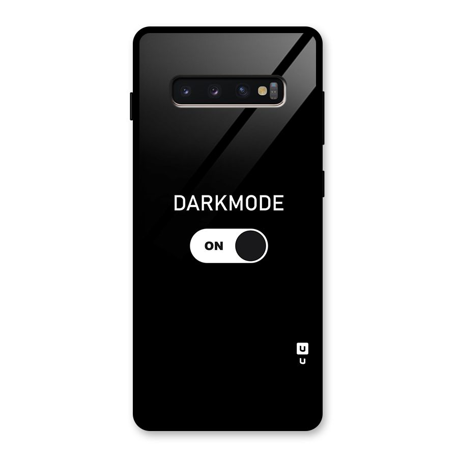 My Darkmode On Glass Back Case for Galaxy S10 Plus