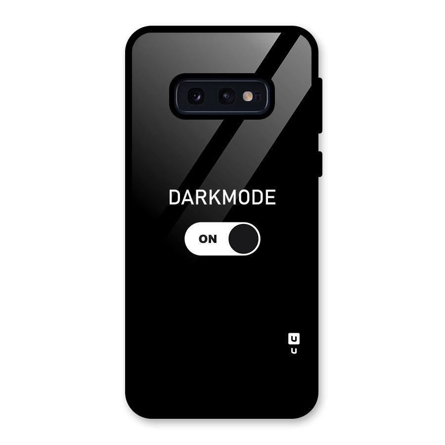My Darkmode On Glass Back Case for Galaxy S10e