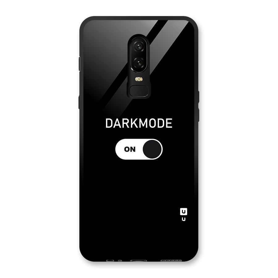 My Darkmode On Glass Back Case for OnePlus 6