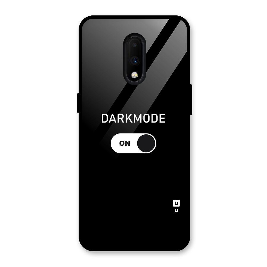 My Darkmode On Glass Back Case for OnePlus 7