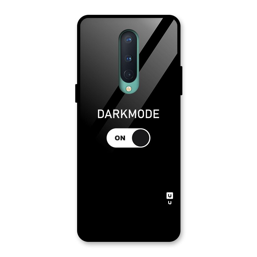 My Darkmode On Glass Back Case for OnePlus 8