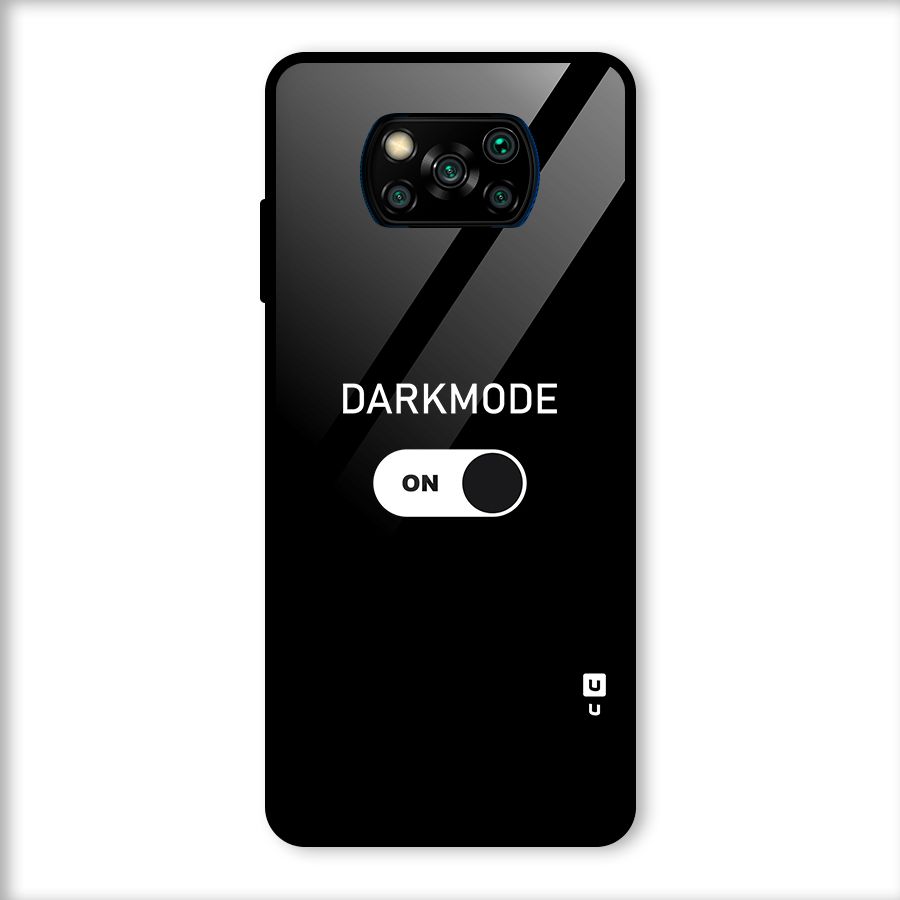 My Darkmode On Glass Back Case for Poco X3