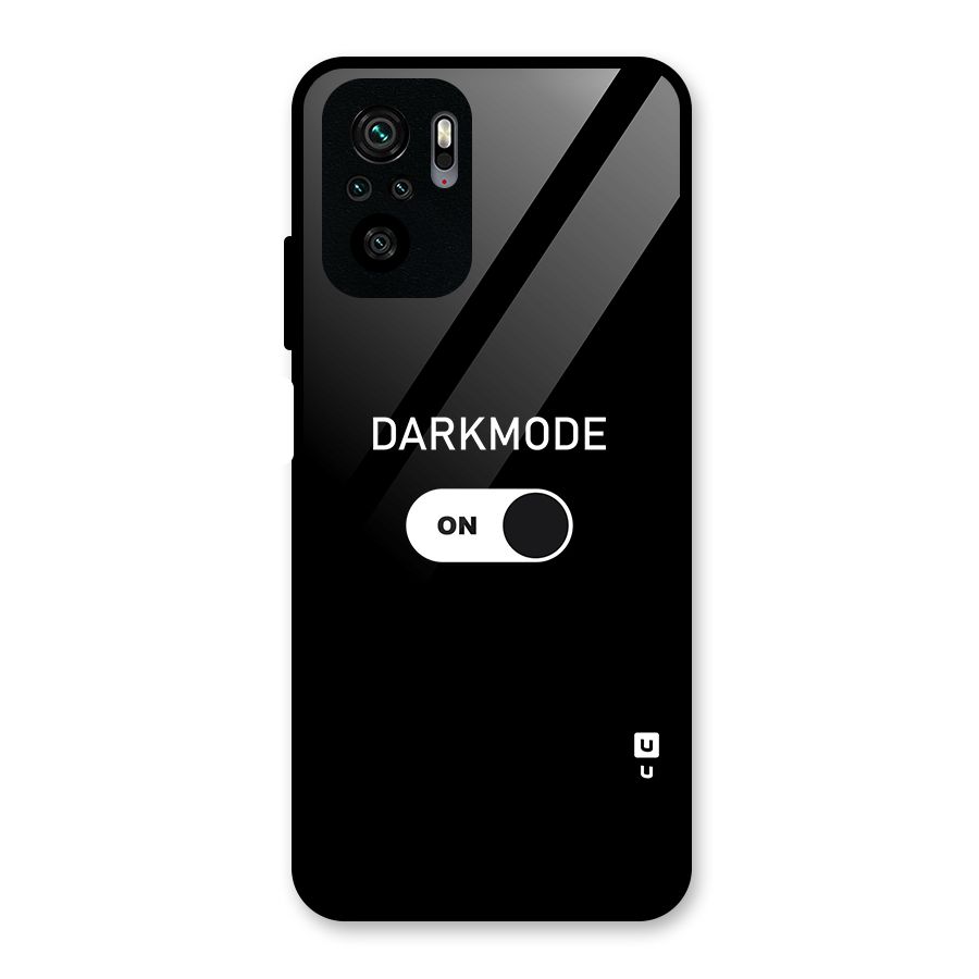 My Darkmode On Glass Back Case for Redmi Note 10S