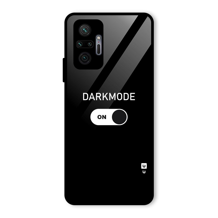 My Darkmode On Glass Back Case for Redmi Note 10 Pro