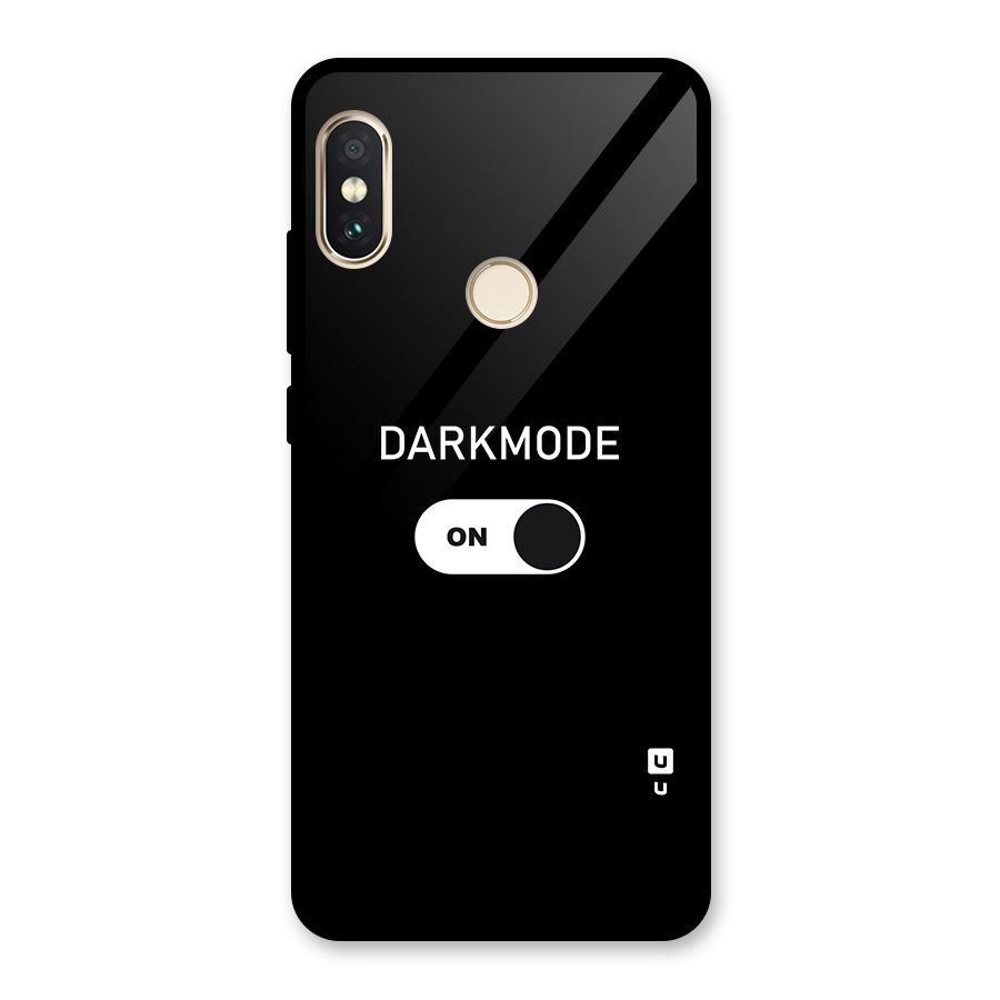 My Darkmode On Glass Back Case for Redmi Note 5 Pro